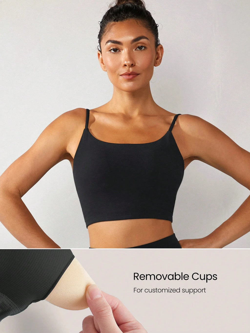 GLOWMODE Featherfit™ Twisted Backless Tank Top for Light Support Yoga and Daily Gym Wear - Fall/Winter Collection