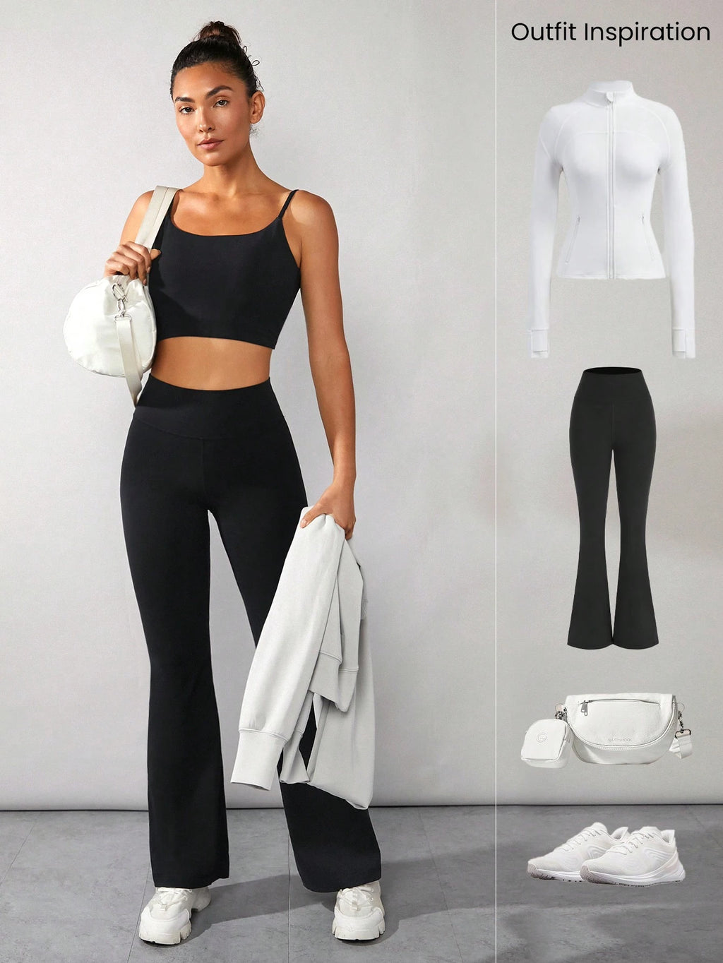 GLOWMODE Featherfit™ Twisted Backless Tank Top for Light Support Yoga and Daily Gym Wear - Fall/Winter Collection