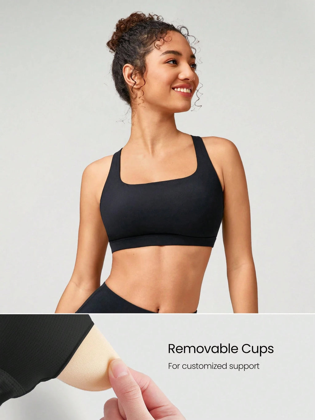 GLOWMODE Featherfit™ Essential Multi-Strap Bra for Light Support in Low Impact Yoga - Fall/Winter Collection