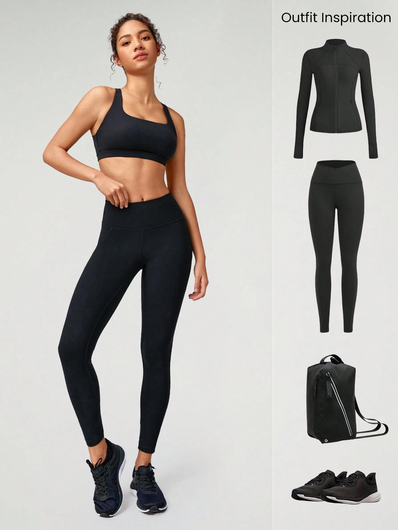 GLOWMODE Featherfit™ Essential Multi-Strap Bra for Light Support in Low Impact Yoga - Fall/Winter Collection