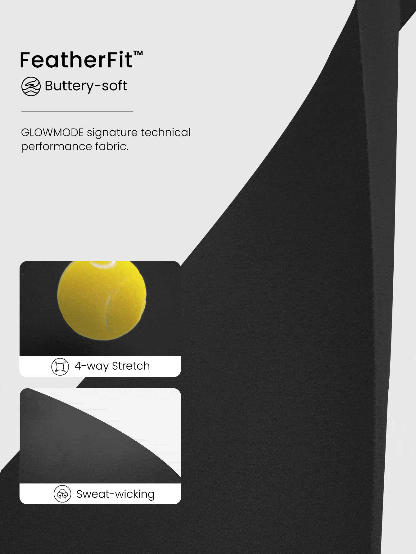 GLOWMODE Featherfit™ Essential Multi-Strap Bra for Light Support in Low Impact Yoga - Fall/Winter Collection