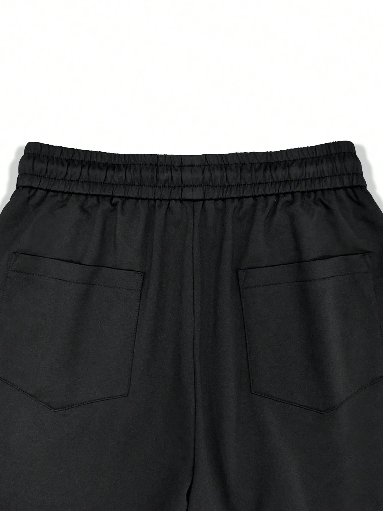 Manfinity EMRG Men's Star and Slogan Graphic Wide Leg Sweatpants