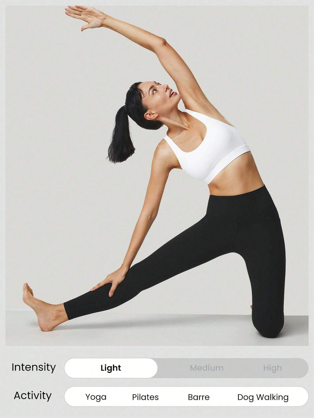 GLOWMODE 24" Featherfittm High-Rise Side Pocket Leggings Gym Fall Winter