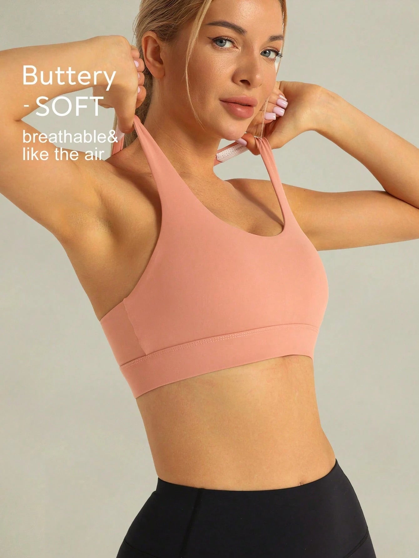 Tender Angel Women'S Yoga Sports Bra, Summer Anti-Shock Criss-Cross Workout Racerback Gym Fitness Vest, Dopamine Sports Bra Backless